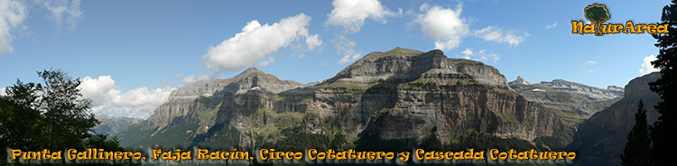 Punta Gallinero, Faja Racn, Circo Cotatuero y Cascada Cotatuero